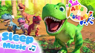 Ten Little Dinos (To Fall Asleep) | COCOMELON 🍉 | Bedtime Sleep Music | Baby & Kids Songs