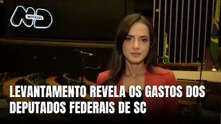 Levantamento mostra produtividade e gastos dos deputados federais de SC