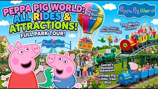 PEPPA PIG All Rides and Attractions in Peppa Pig World | Peppa Pig Park 4K