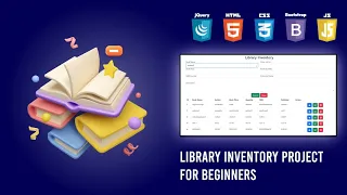 jQuery Library Inventory Management System Beginner Intermediate jQuery Project Tutorial
