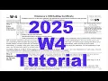 2025 Form W4 Tutorial - Employee s Withholding Certificate