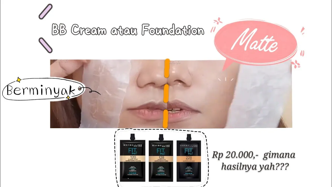 Produk yang digunakan: 1. Maybelline Baby Lips Electro Pop Rp. 28.000 2. Maybelline Fit Me Matte + P. 