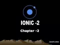 Ionic Tutorial - Chapter
