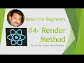 React JS-TYPESCRIPT Tutorial 4 - The Render Method Render Elements ReactJS for Beginners