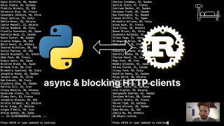 1E async blocking HTTP clients - From Python to Rust