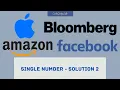 Single Number 1-Bit Manipulation Solution-2 Leetcode - 136 Interview Questions-Amazon FB Apple