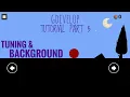 How to make a game in Gdevelop camera backgrounds and tuning part4