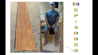 Building my steel sailing yacht Ep.50 First of the cabin-sole & FIFTY Episodes!