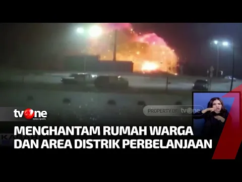 Dahsyatnya Serangan Udara Rusia Terekam CCTV, Hantam Rumah Warga & Area Distrik Perbelanjaan