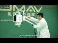 Portable 8kW Digital X-ray Machine Built-in Battery Mobile System