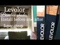 Levolor Bamboo Shades from Lowes Install and Super cheap