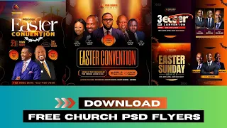 FREE PSD Church Flyer Files - Fully Editable WORD The Lifter of Men
