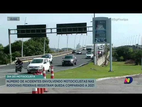 Número de acidentes envolvendo motociclistas nas rodovias federais registram queda comparado a 2021