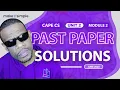 CAPE CS June 2025 Unit 2 Module 2 Full Solution