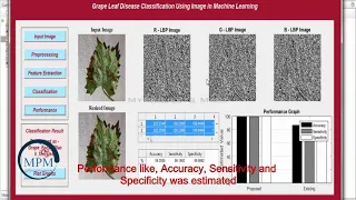 Grape Leaf Disease Classification By Machine Learning Using MATLAB MyProjects Mart
