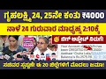 ಗೃಹಲಕ್ಷ್ಮೀ 24, 25ನೇ ಕಂತು ₹4000 ನಾಳೆ ಮಧ್ಯಾಹ್ನ 2:10ಕ್ಕೆ ತಪ್ಪದೆ 20 ಜಿಲ್ಲೆಗೆ ಜಮಾ | ಹೆಬ್ಬಾಳ್ಕರ್ ಸ್ಪಷ್ಟಣೆ