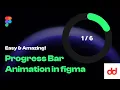 Circular Progress Bar Animation in Figma Smooth UI Animation