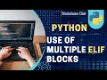 Using Multiple elif Block in Python