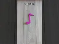 MUSIC NOTE ORIGAMI TUTORIAL HOW TO MAKE PAPER MUSIC NOTE CRAFT STEP BY STEP FOLDING ART