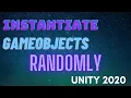 How to RANDOMLY instantiate GameObjects in Unity