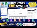 Complete Inventory ERP System Google Apps Script Google Sheets