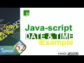 Javascript tutorial Javascript Date and time Date Java script tutorial in hindi part