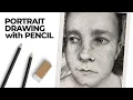 Download Lagu Realistic Portrait Drawing with Pencil