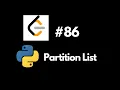LeetCode 86 Partition List Explained - Python