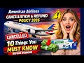 American Airlines Cancellation Refund Policy 2026 10 Things You MUST Know Before Booking