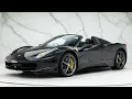 2014 Ferrari 458 Spider - Nero Daytona