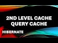 Hibernate - Second Level Cache and Query Cache