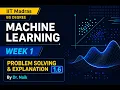 Machine Learning Techniques MLT Week 1-L1 6 IIT Madras BS Degree Principle Component Analysis