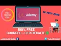 100 Free Udemy Course Certificate xml-ajax mysql php bootstrap javascript html 22-July-2020