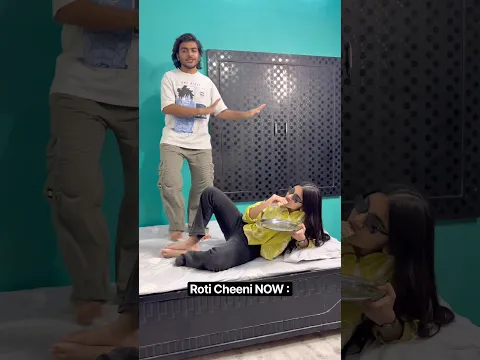 Roti Cheeni then v/s now 😂 I Cheeni trend 😅 #shorts #ytshorts #funny