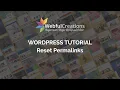 How to reset Permalinks in WordPress Not found 404 error Webful Creations