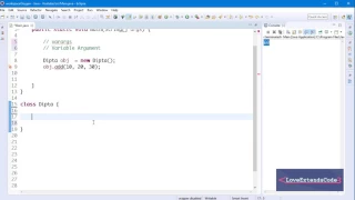 Java Variable Arguments varargs Bangla