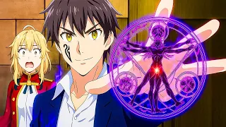 شاب ضعيف انتقل لعالم تاني وبيحصل علي قوه اسطوريه بتخليه يقدر يتحكم في الجميع ملخص انمي كامل 