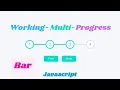 Multi step progress bar by using html css and JavaScript