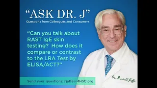 RAST IgE Skin Testing vs LRA Testing by