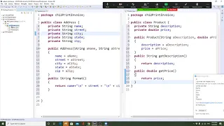 java invoice printer part 2 LineItem class