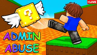 KICK A LUCKY BLOCK ADMIN ABUSE! 🔴