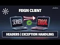 Microservice Communication - Handle Exceptions with FeignClient Real-World Example Inside