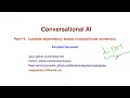 Part 16 Lambda dependency based compositional semantics