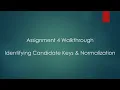 DB 1 Assignment 4 Walkthrough