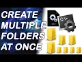 How to create multiple folders subfolders at once using cmd Anytime Can use for store tv series
