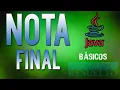 Java - Calculo de nota definitiva de un estudiante