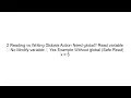 How to Use Global Variables in Python Functions