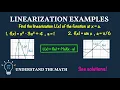 How to Find a Linearization Step-by-Step Examples Calculus 1