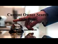 Title Search - Current Owner Search in Title Point Application