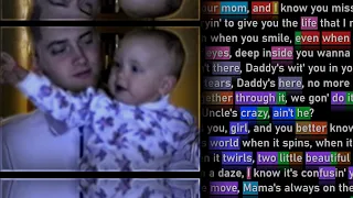 Eminem - Mockingbird Rhyme Scheme
